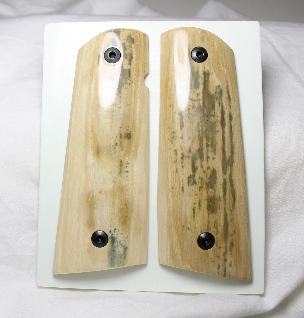BARK MAMMOTH IVORY 1911 GRIPS A-2512