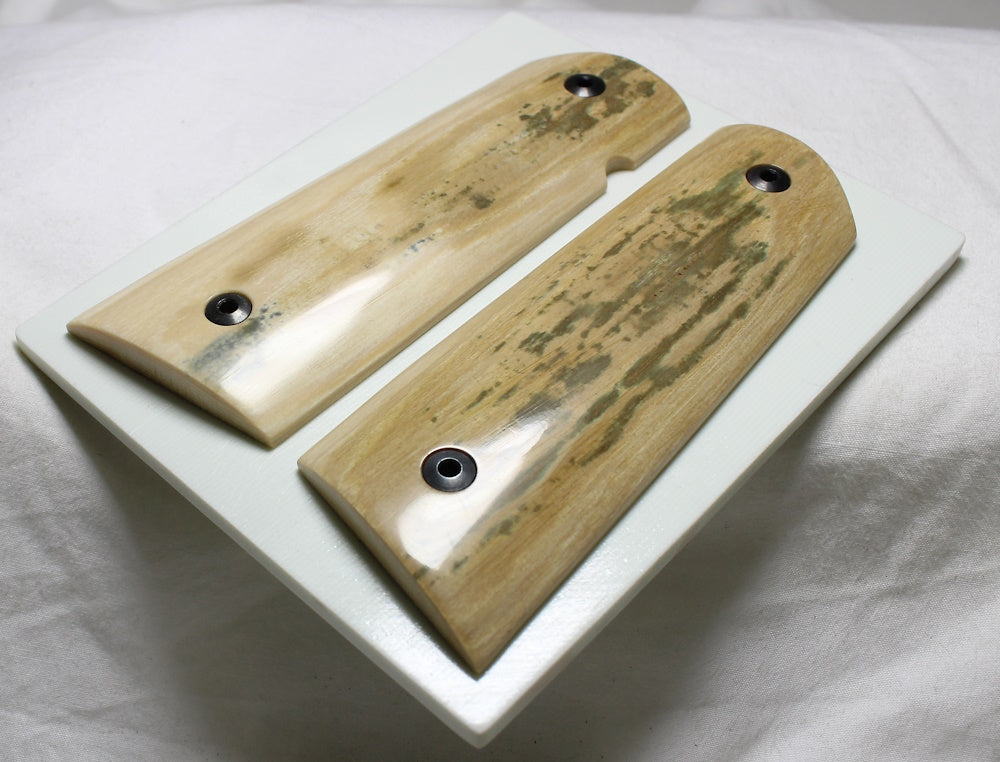 BARK MAMMOTH IVORY 1911 GRIPS A-2512