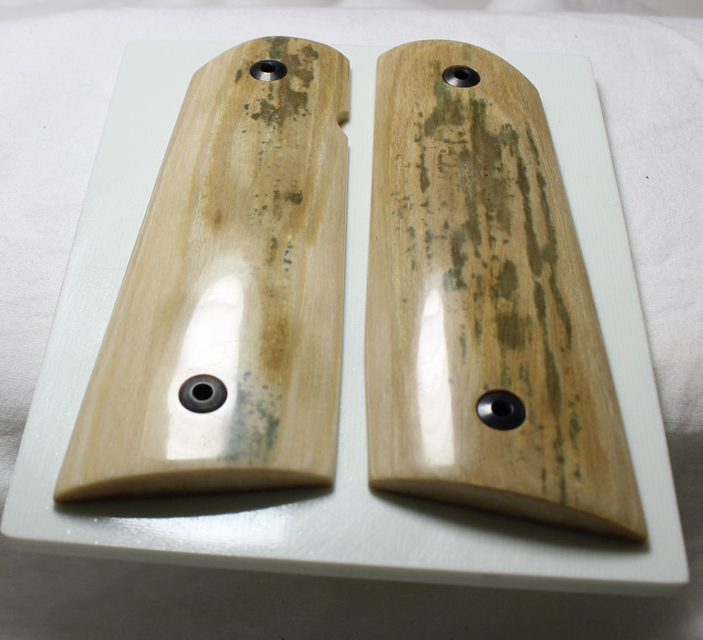 BARK MAMMOTH IVORY 1911 GRIPS A-2512