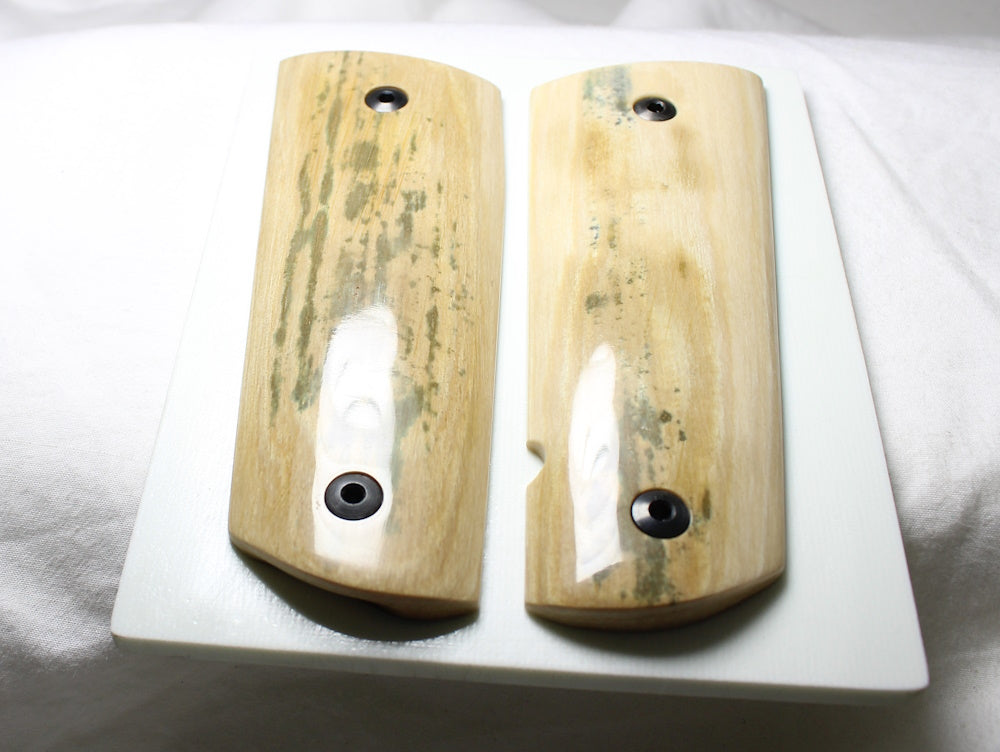 BARK MAMMOTH IVORY 1911 GRIPS A-2512