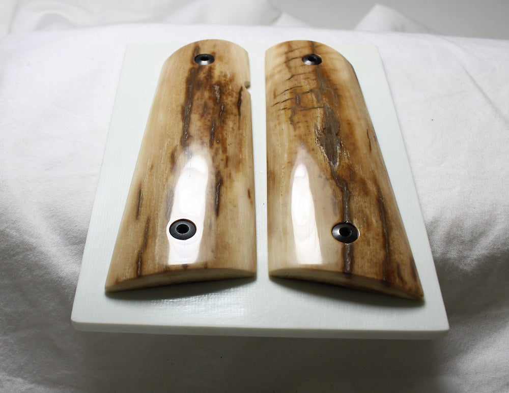 BARK MAMMOTH IVORY 1911 GRIPS A-2514