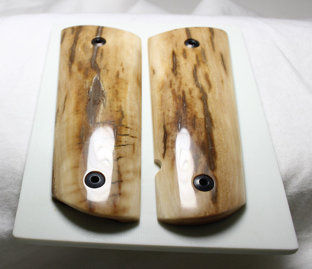 BARK MAMMOTH IVORY 1911 GRIPS A-2514