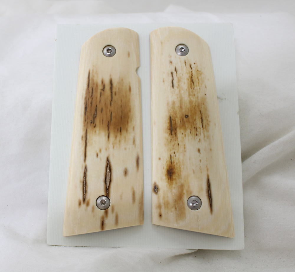 BARK MAMMOTH IVORY 1911 GRIPS A-2515