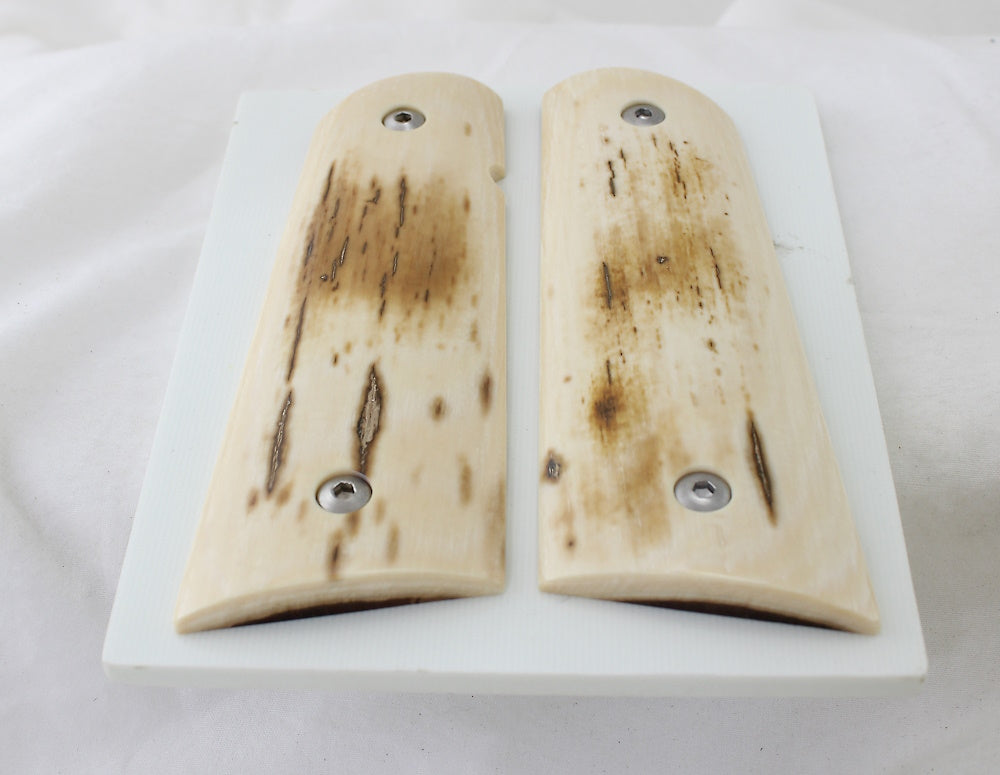 BARK MAMMOTH IVORY 1911 GRIPS A-2515