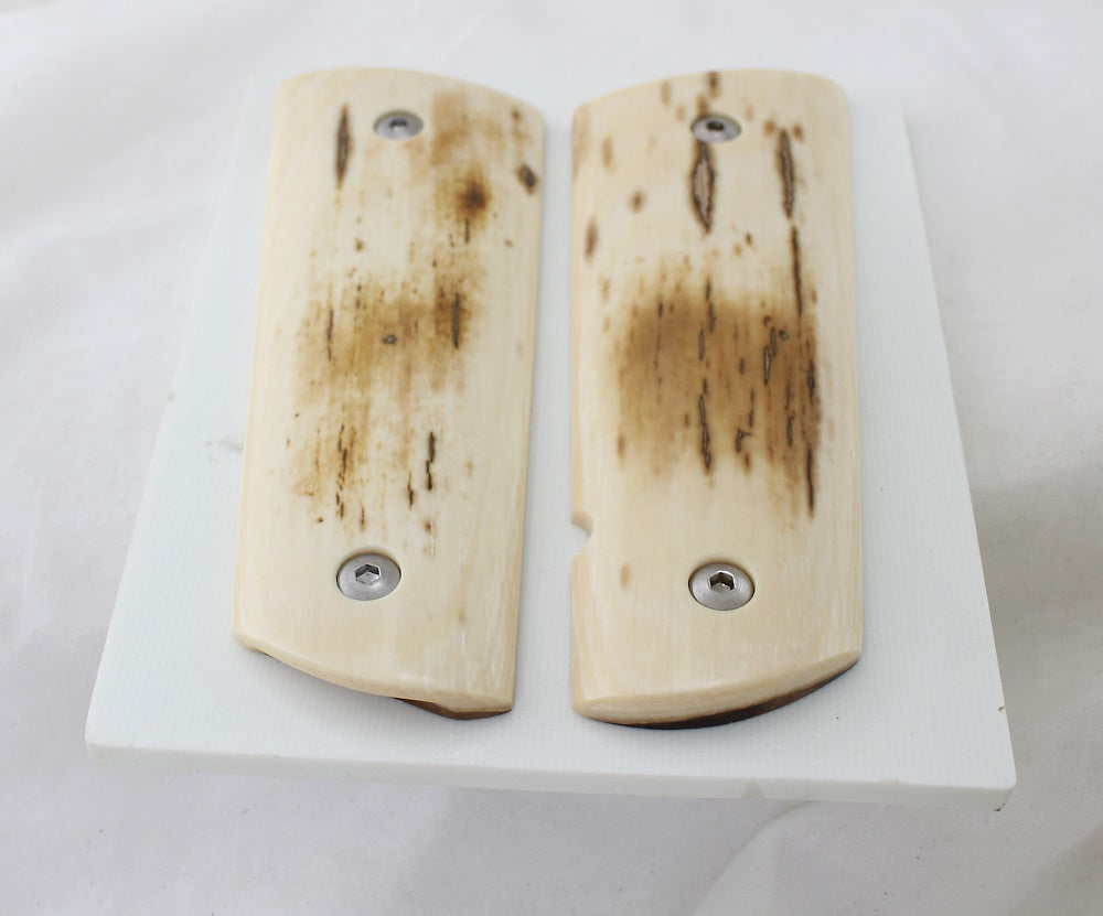 BARK MAMMOTH IVORY 1911 GRIPS A-2515