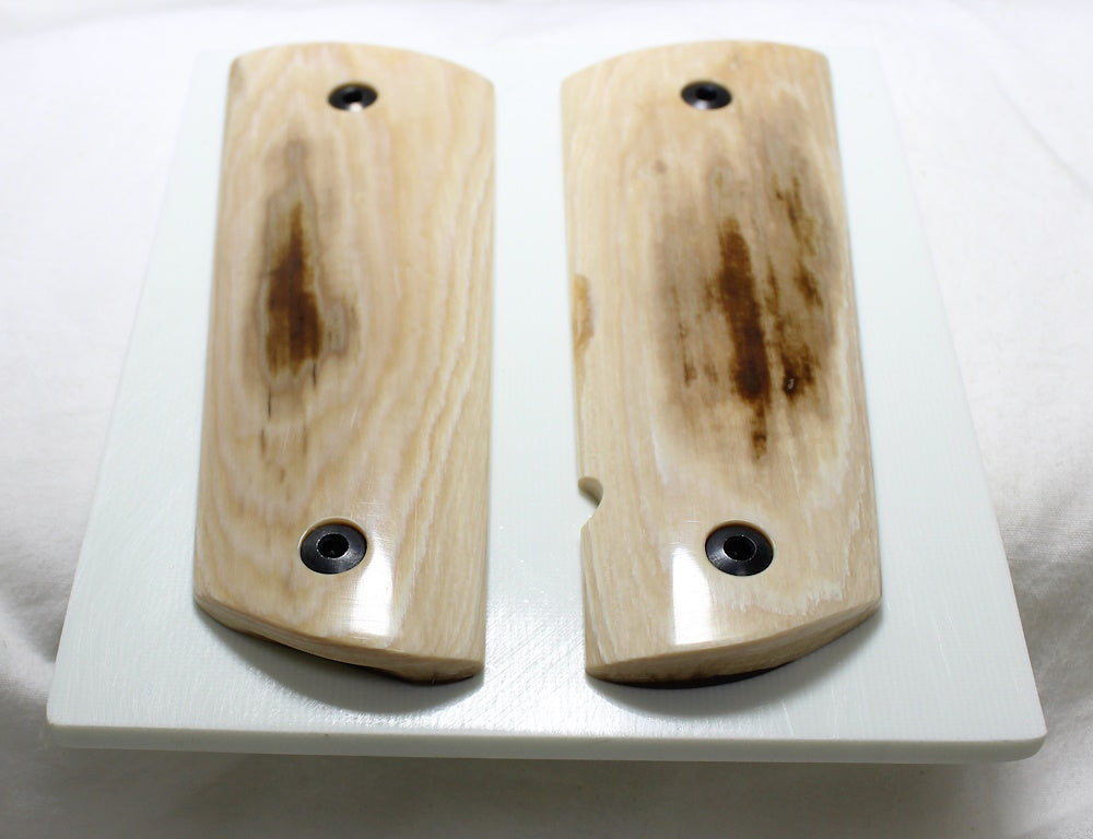 LITE BARK MAMMOTH IVORY 1911 GRIPS A-2517