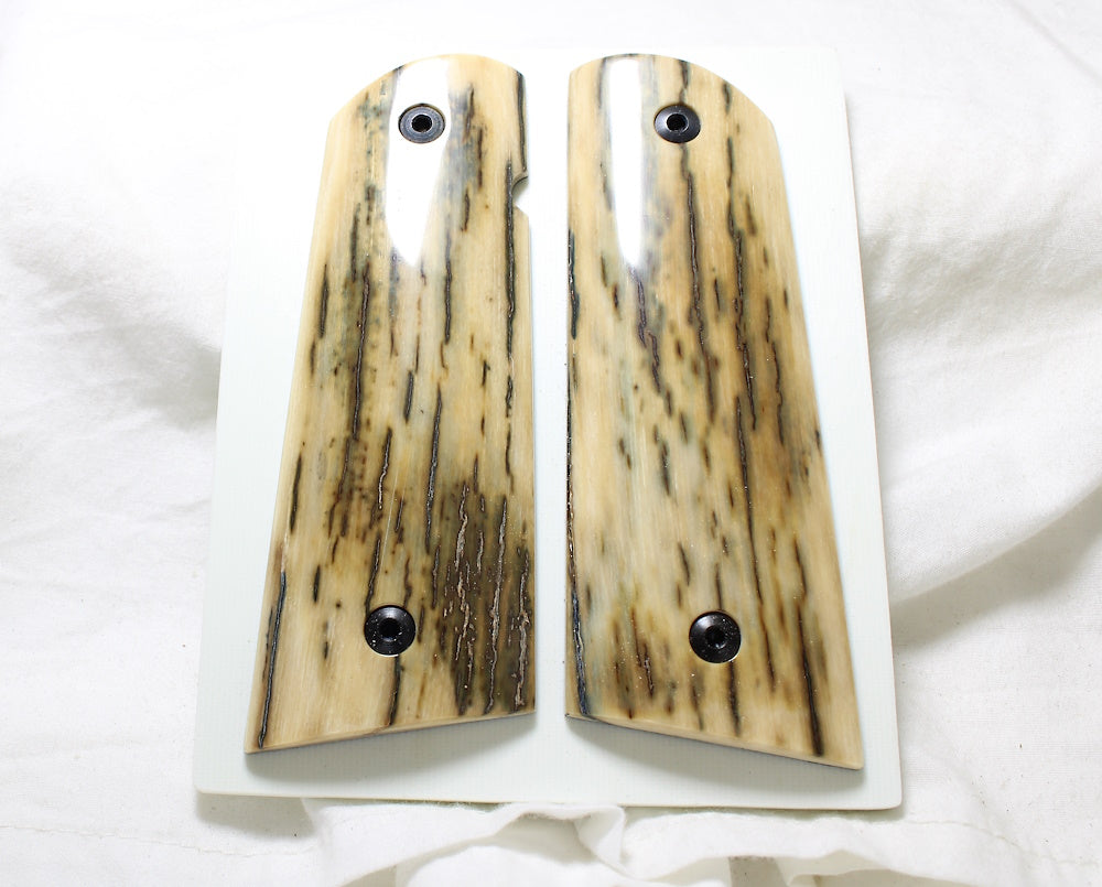 BARK MAMMOTH IVORY 1911 GRIPS A-2528