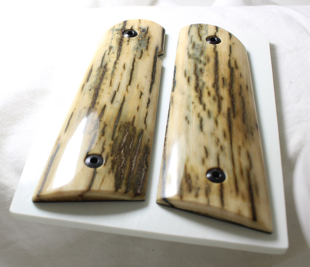 BARK MAMMOTH IVORY 1911 GRIPS A-2528