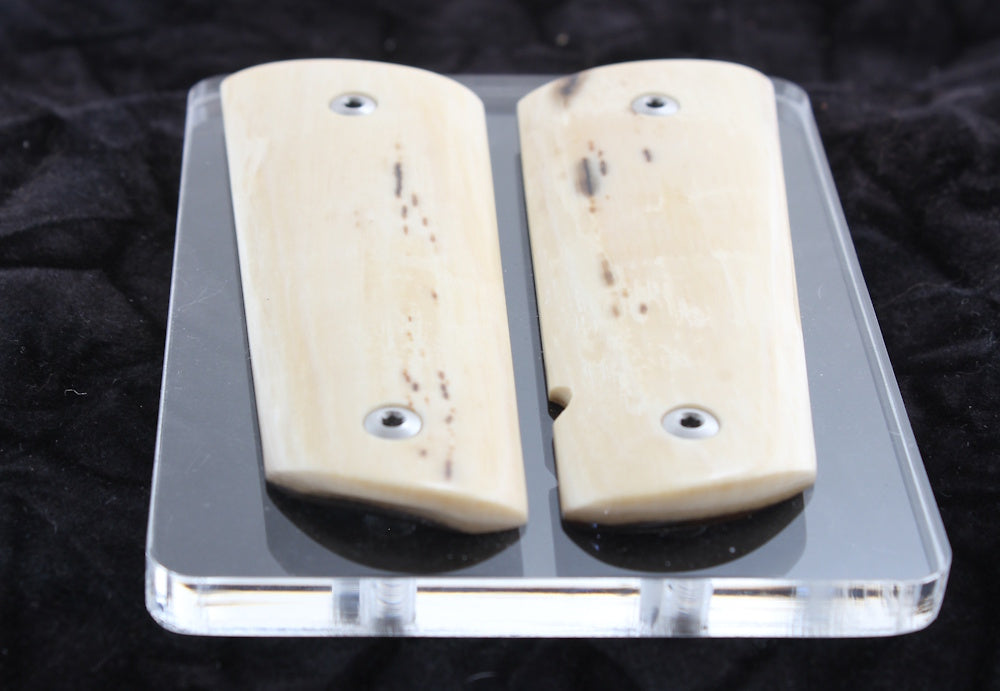 LITE BARK MAMMOTH IVORY 1911 GRIPS / GUNNER PRODUCTS A-2764