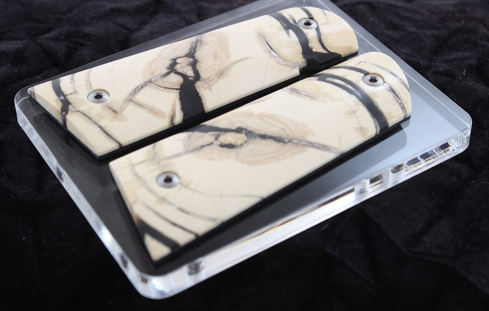 HIGH-GRADE MAMMOTH IVORY 1911 GRIPS A-2765