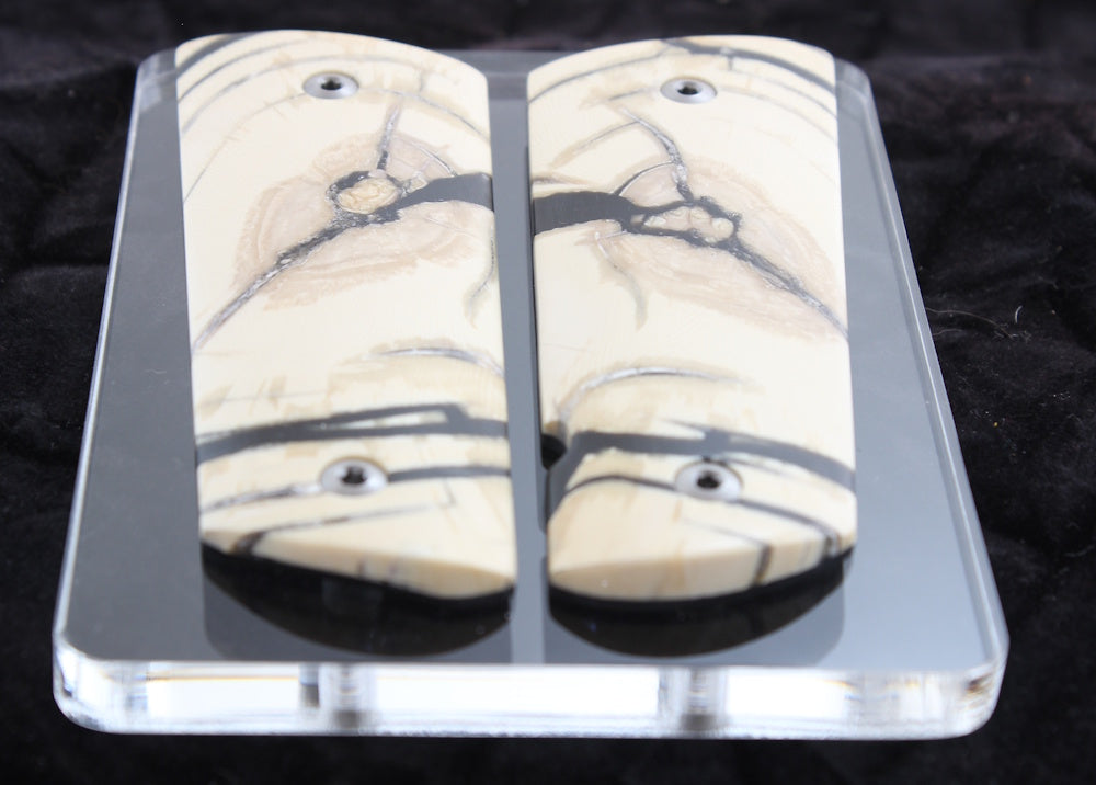 HIGH-GRADE MAMMOTH IVORY 1911 GRIPS A-2765