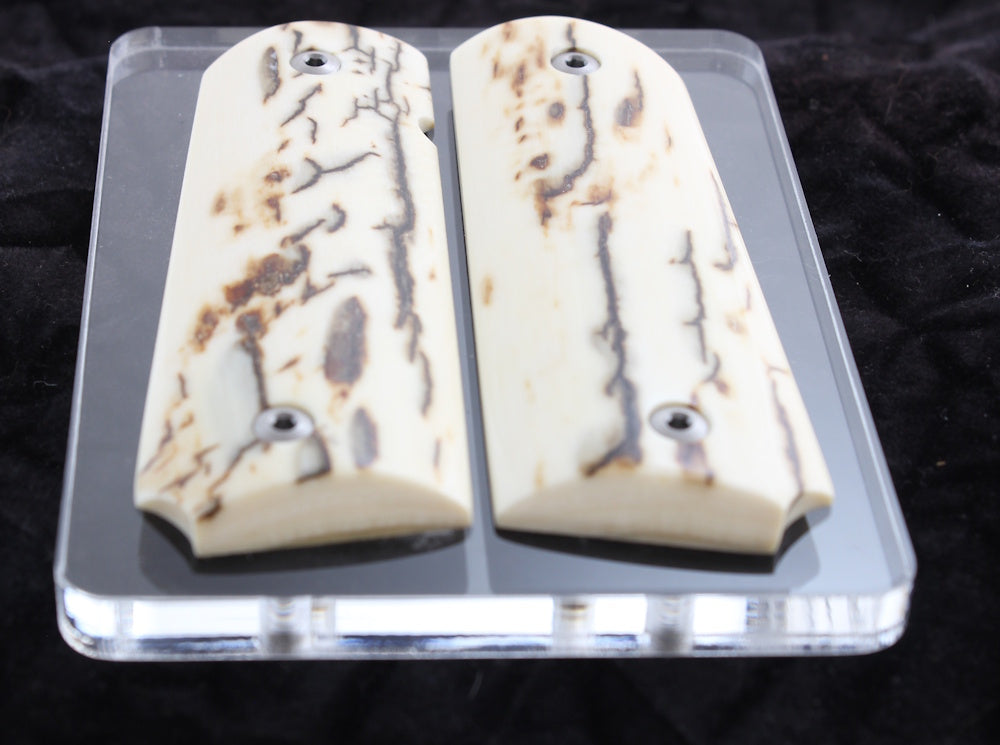 BARK MAMMOTH IVORY 1911 GRIPS A-2766