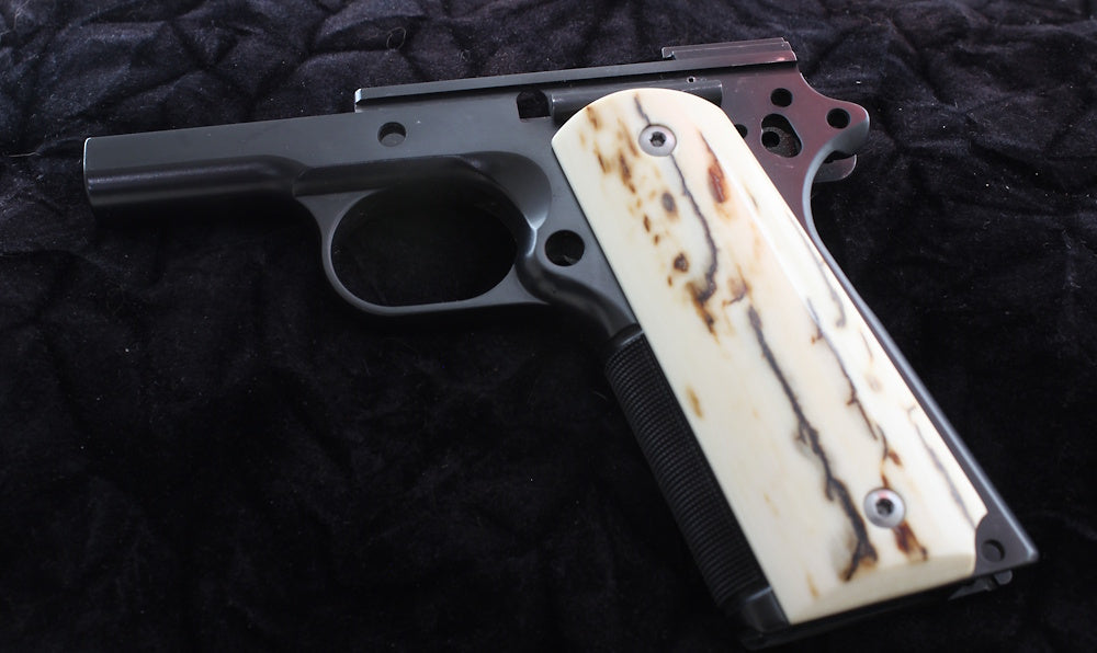BARK MAMMOTH IVORY 1911 GRIPS A-2766