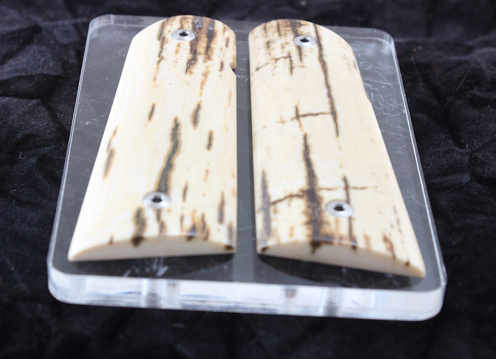 BARK MAMMOTH IVORY 1911 GRIPS A-2778