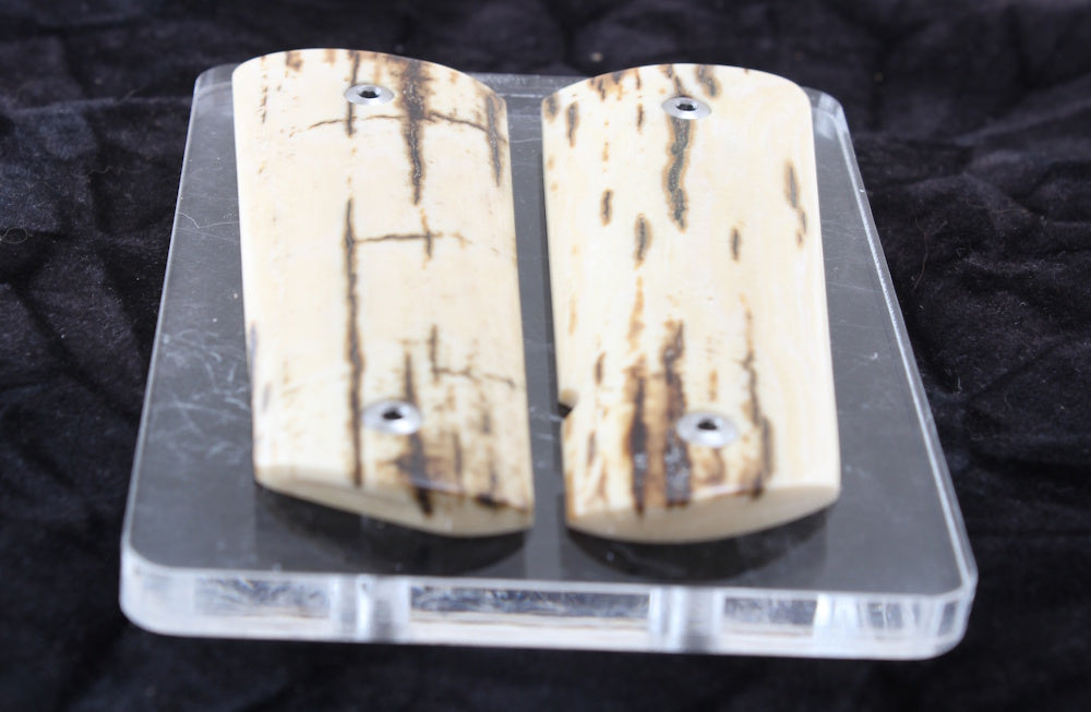 BARK MAMMOTH IVORY 1911 GRIPS A-2778