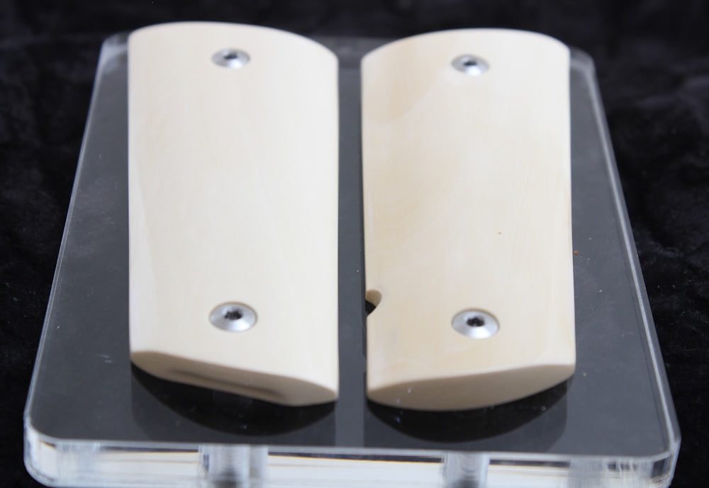 CREAMY INTERIOR MAMMOTH IVORY 1911 GRIPS A-2783
