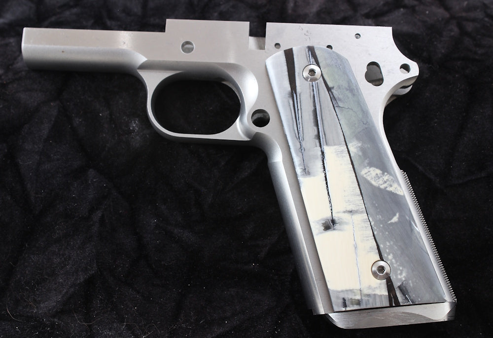 NEW! VERTICAL CUT MAMMOTH IVORY 1911 GRIPS A-2785