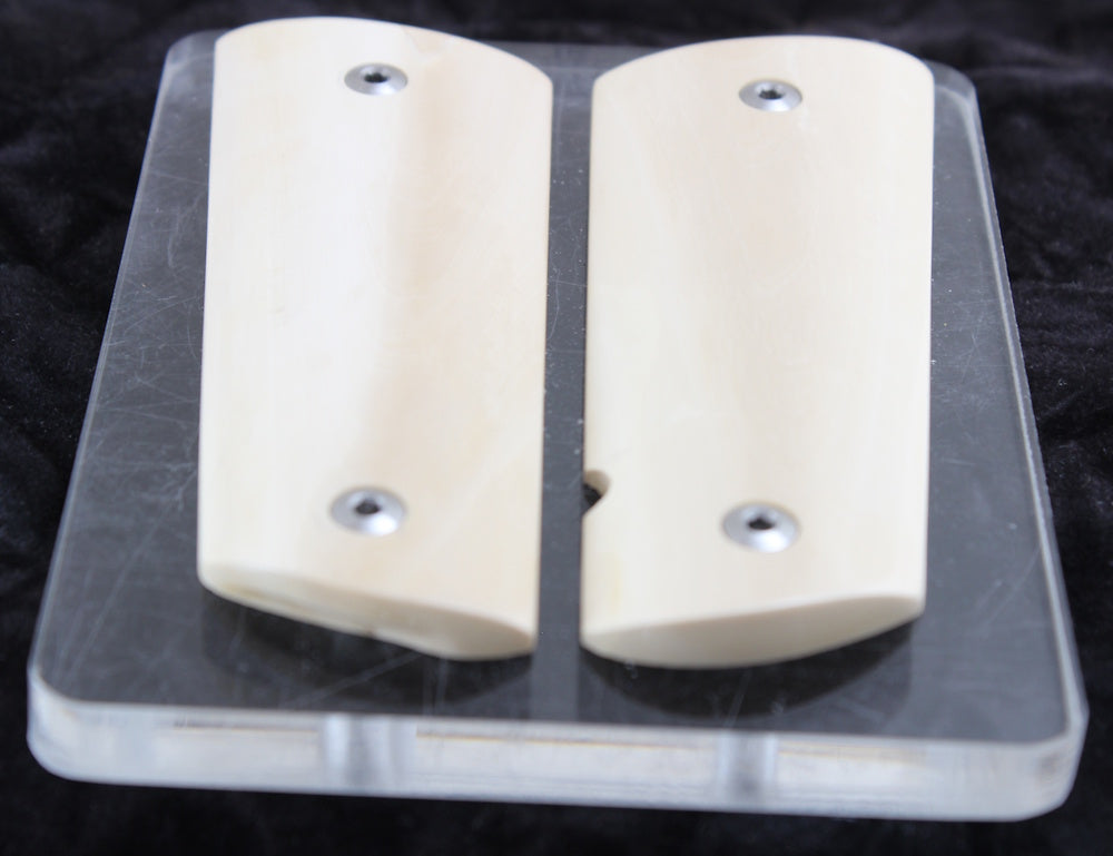 CREAMY INTERIOR MAMMOTH IVORY 1911 GRIPS A-2786