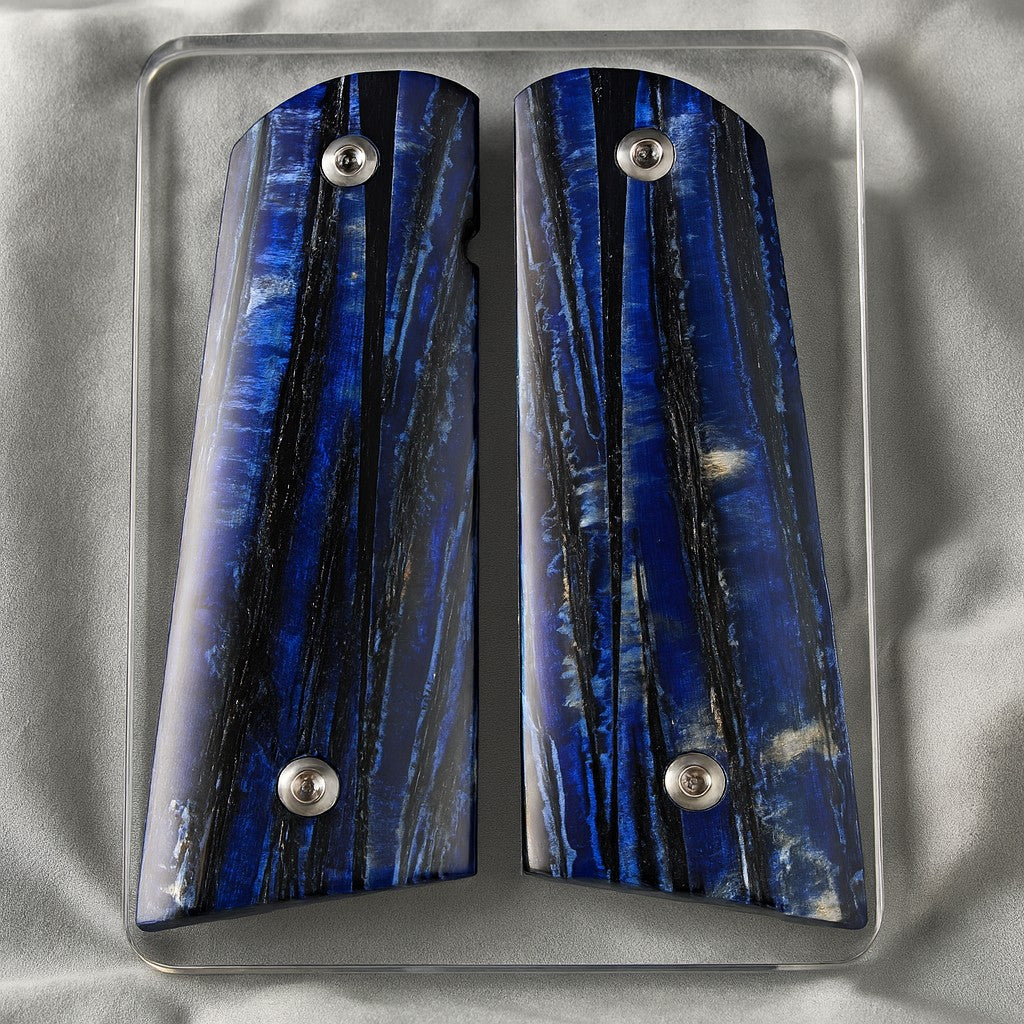 NEW! VERTICAL CUT MAMMOTH IVORY 1911 GRIPS A-2808