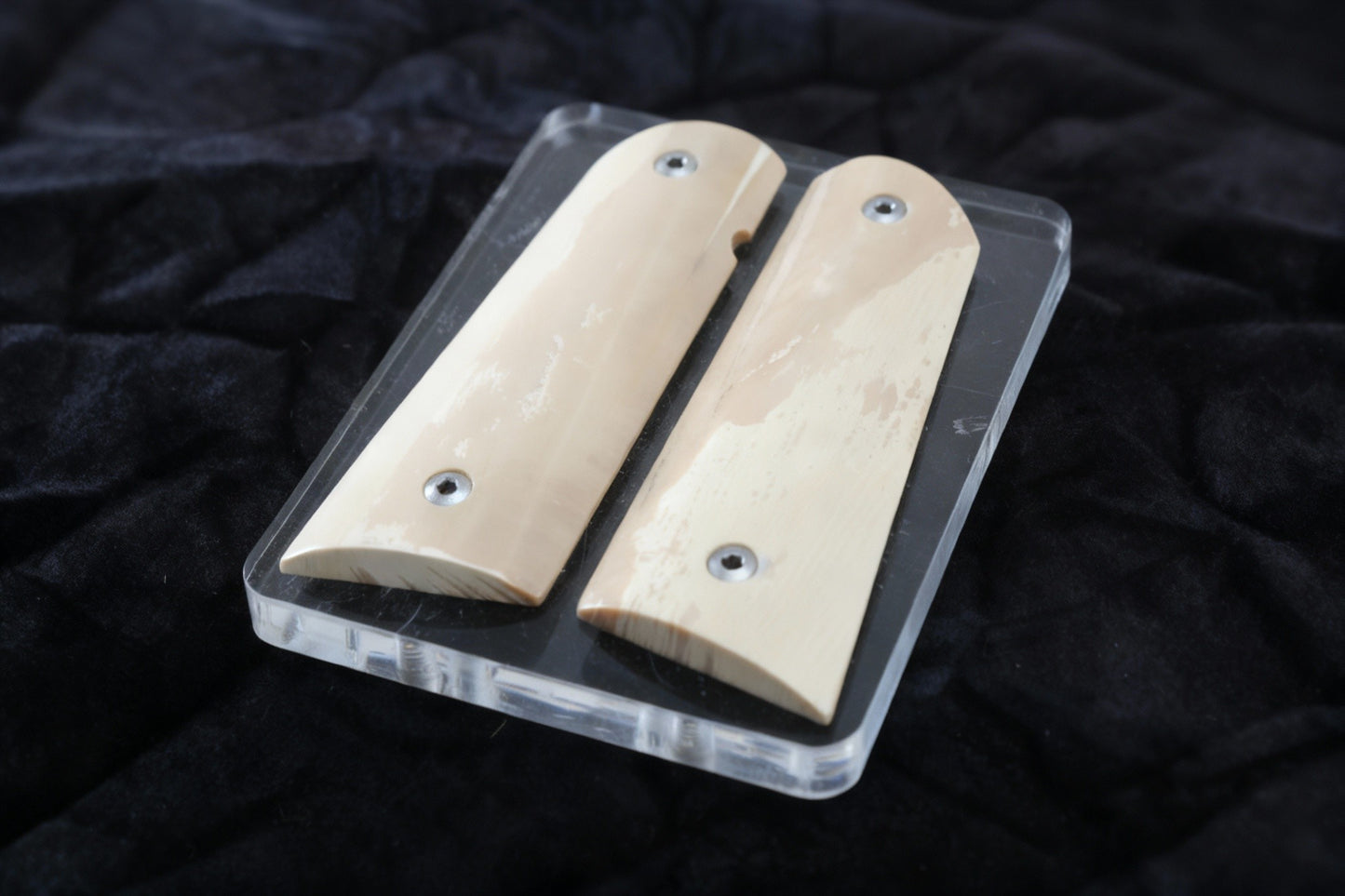 INTERIOR MAMMOTH IVORY 1911 GRIPS A-2818