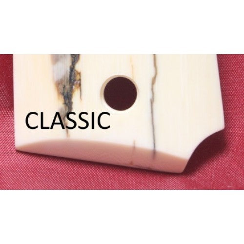 PHENOMENAL CROSSCUT MAMMOTH IVORY 1911 GRIPS A-2738