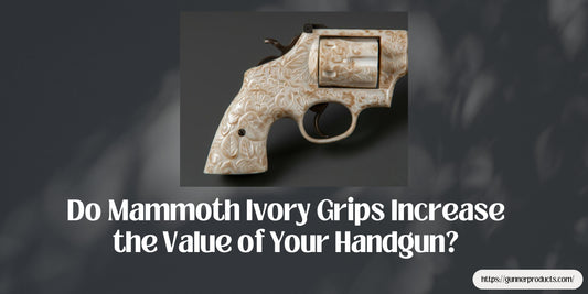 Handgun with ivory grip
