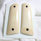 AWESOME CREAM COLORED MAMMOTH IVORY 1911 GRIPS A-2526