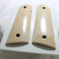 AWESOME CREAM COLORED MAMMOTH IVORY 1911 GRIPS A-2526
