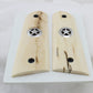 BARK MAMMOTH IVORY 1911 GRIPS TEXAS SILVER STAR A-2451