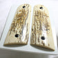 ICE CRACKLE MAMMOTH IVORY 1911 GRIPS A-2525