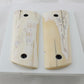 CREAMY "TWO TONE" MAMMOTH IVORY 1911 GRIPS A-2508