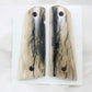 DARK BLUE MAMMOTH IVORY 1911 GRIPS A-2518
