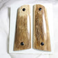 RUSTIC BARK MAMMOTH IVORY 1911 GRIPS A-2524