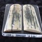 BLUE BARK MAMMOTH IVORY 1911 GRIPS A-2686