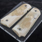 MAMMOTH IVORY 1911 GRIPS GOLD COLT MEDALLIONS A-2700