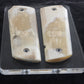 MAMMOTH IVORY 1911 GRIPS GOLD COLT MEDALLIONS A-2700