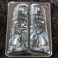 BRILLIANT BLUE CROSSCUT MAMMOTH IVORY 1911 GRIPS A-2735