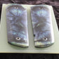 BLUE CROSSCUT MAMMOTH IVORY 1911 GRIPS A-2737