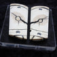 PHENOMENAL CROSSCUT MAMMOTH IVORY 1911 GRIPS A-2738