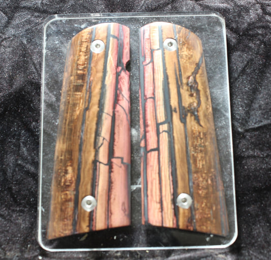 NEW! VERTICAL CUT MAMMOTH IVORY 1911 GRIPS A-2777