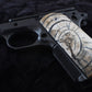 ATTENTION GETTING CROSSCUT MAMMOTH IVORY 1911 GRIPS A-2787