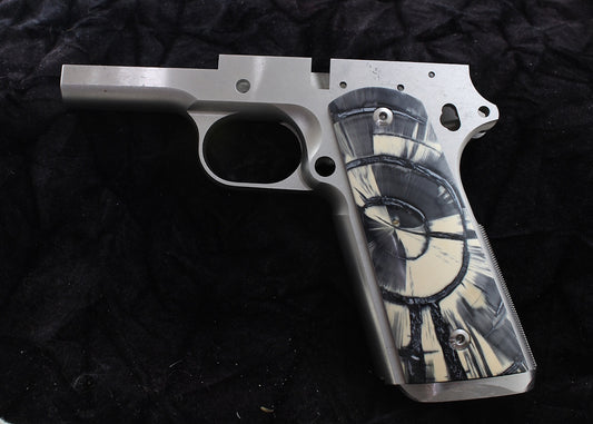 MAMMOTH / MASTODON IVORY CROSSCUT 1911 GRIPS A-2788