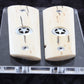 SILVER TEXAS STAR MAMMOTH IVORY 1911 GRIPS A-2791