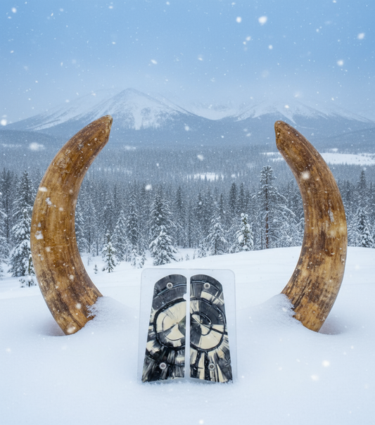 MAMMOTH / MASTODON IVORY CROSSCUT 1911 GRIPS A-2788