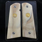 MAMMOTH IVORY 1911 GRIPS WITH COLT GOLD MEDALLIONS A-2793
