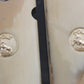 MAMMOTH IVORY 1911 GRIPS WITH COLT GOLD MEDALLIONS A-2793