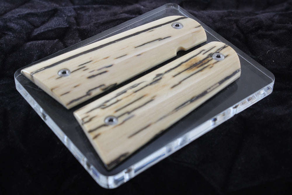 BARK MAMMOTH IVORY 1911 GRIPS A-2795