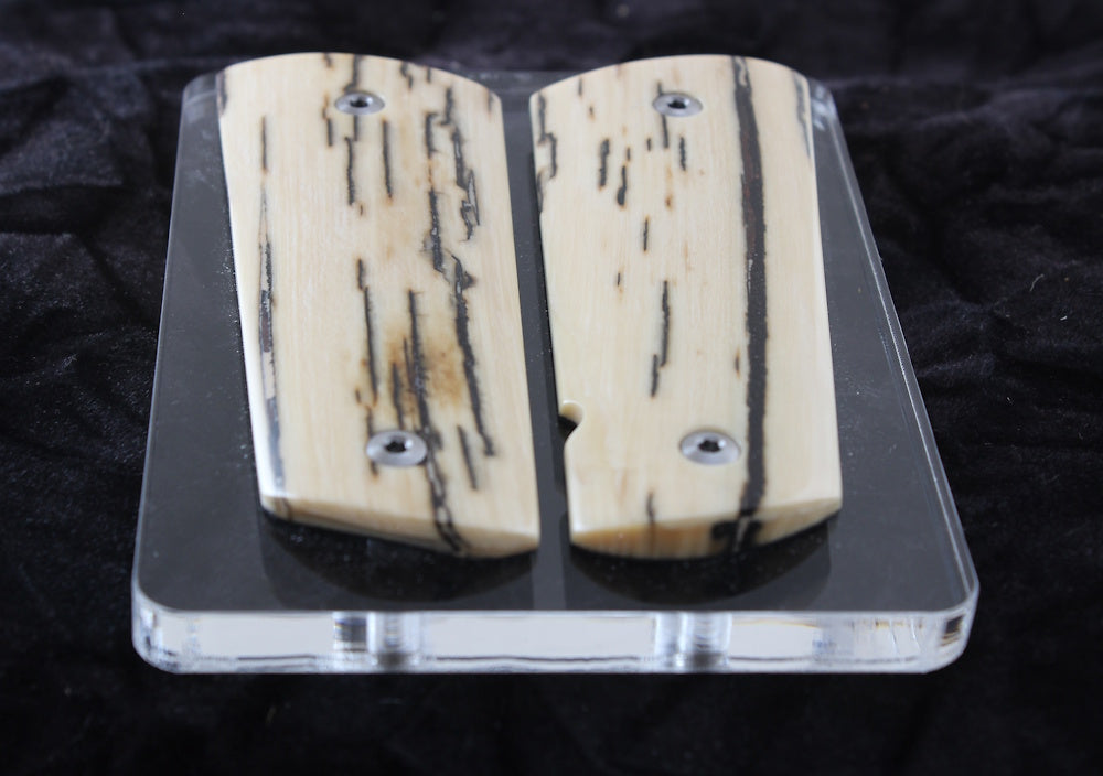 BARK MAMMOTH IVORY 1911 GRIPS A-2795
