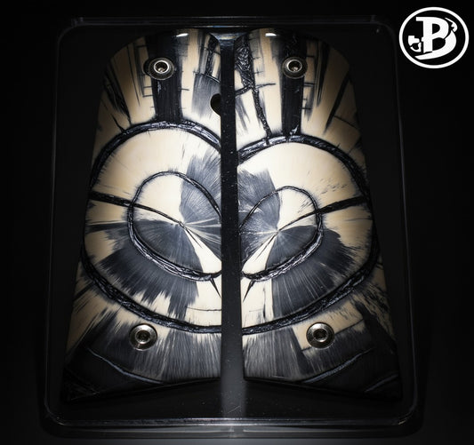 CROSSCUT MAMMOTH IVORY 1911 GRIPS A-2805