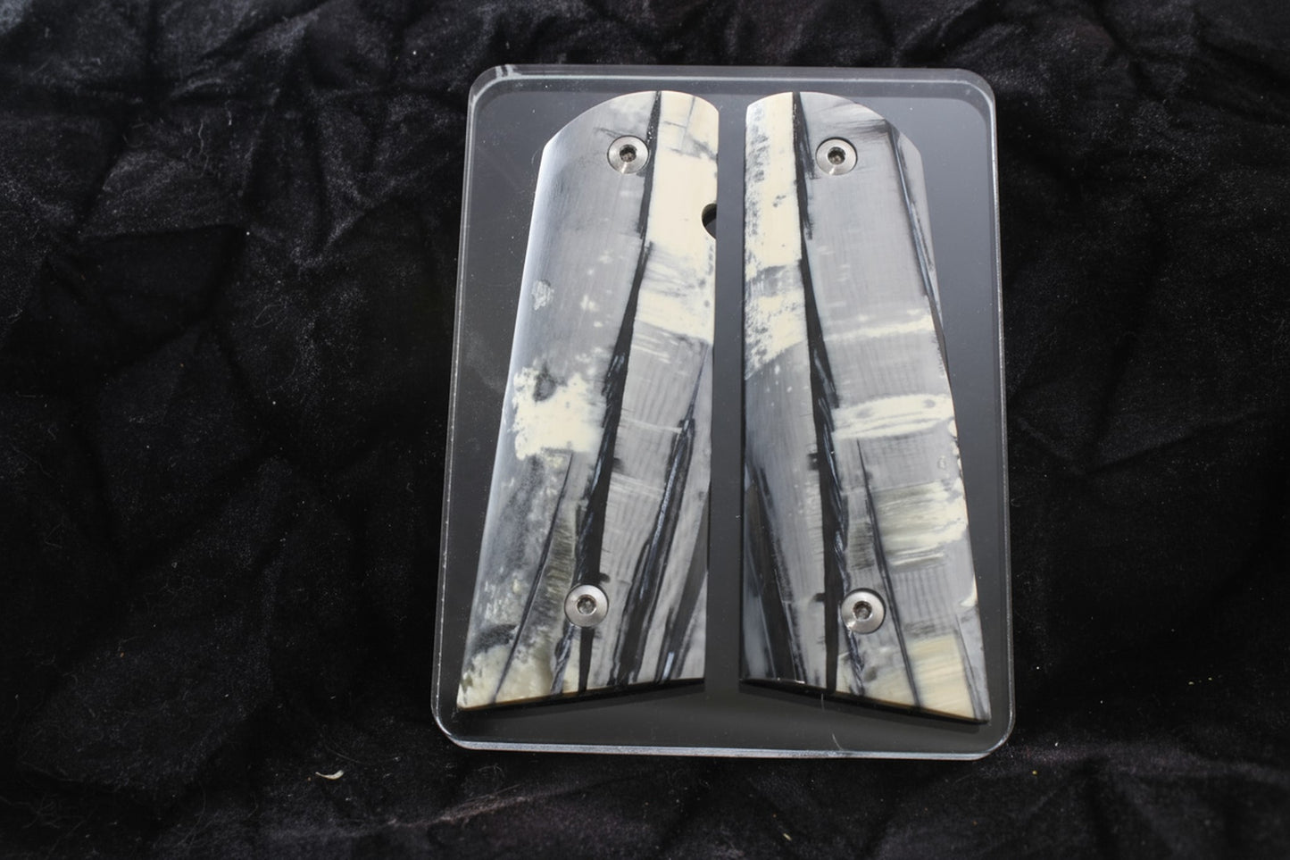 NEW! VERTICAL CUT MAMMOTH IVORY 1911 GRIPS A-2811